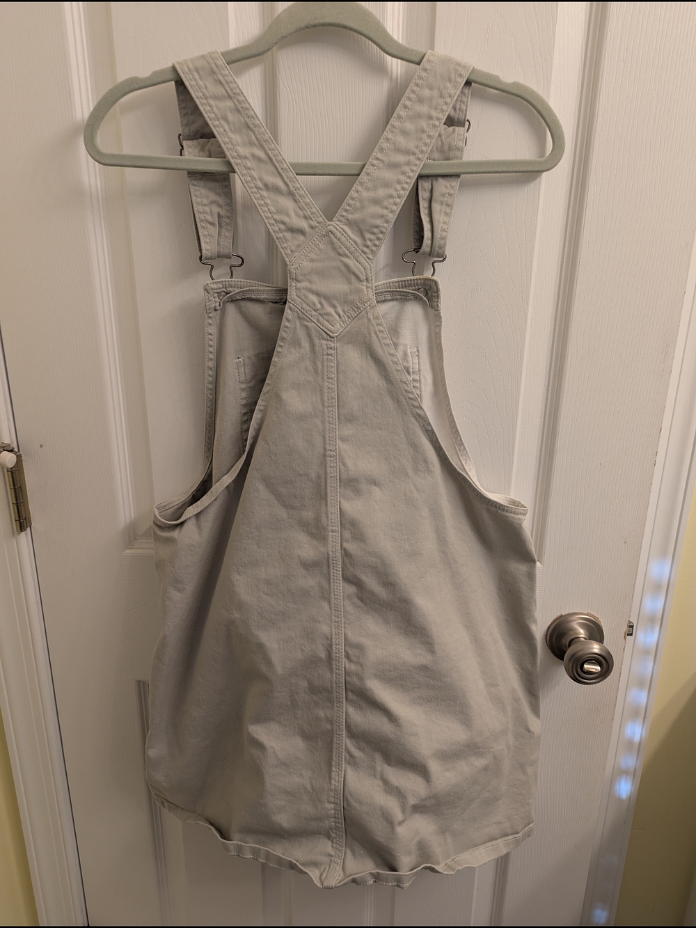 Dickies White Cotton Pinafore Overall Dress - Picture 4 of 4